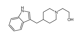 2-[4-(1H-indol-3-ylmethyl)piperidin-1-yl]ethanol结构式
