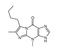 7-butyl-4,6-dimethyl-1H-imidazo[1,2-a]purin-9-one Structure