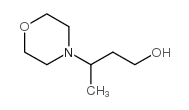 3-Morpholin-4-ylbutan-1-ol Structure