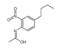 N-(4-butyl-2-nitrophenyl)acetamide结构式