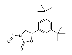 5-(3,5-ditert-butylphenyl)-3-nitroso-1,3-oxazolidin-2-one Structure