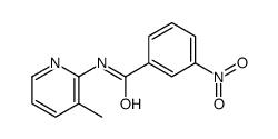N-(3-methylpyridin-2-yl)-3-nitrobenzamide结构式