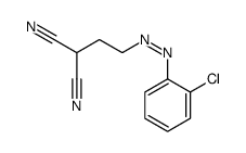 2-[2-[(2-chlorophenyl)diazenyl]ethyl]propanedinitrile结构式