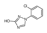 2-(2-chlorophenyl)-1H-1,2,4-triazol-5-one结构式