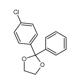 2-(4-chlorophenyl)-2-phenyl-1,3-dioxolane Structure