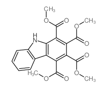 tetramethyl 9H-carbazole-1,2,3,4-tetracarboxylate Structure