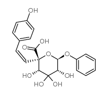 cis-Resveratrol 3-O-β-D-Glucuronide结构式