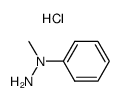 1-甲基-1-苯肼 盐酸盐结构式