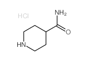 哌啶-4-甲酰胺盐酸盐结构式