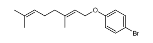 4-Brom-1-(3,7-dimethyl-2,6-octadienyloxy)-benzol结构式