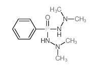 2-[(2,2-dimethylhydrazinyl)-phenyl-phosphoryl]-1,1-dimethyl-hydrazine结构式