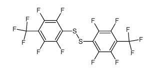 4,4'-bis(trifluoromethyl)-2,2',3,3',5,5',6,6'-octafluorodiphenyl disulfide Structure