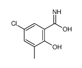 5-氯-2-羟基-3-甲基苯甲酰胺结构式