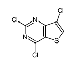 2,4,7-三氯噻吩并[3,2-d]嘧啶结构式