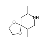 6,9-dimethyl-1,4-dioxa-8-azaspiro[4.5]decane结构式