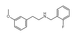 N-(2-fluorophenyl)methyl-3-methoxyphenethylamine Structure