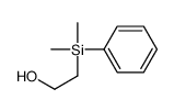 2-[dimethyl(phenyl)silyl]ethanol Structure