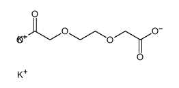 dipotassium 2,2'-[ethylenebis(oxy)]bisacetate结构式