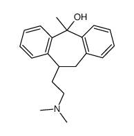 10-(2-dimethylaminoethyl)-10,11-dihydro-5-methyl-5H-dibenzo[a,d]cyclohepten-5-ol结构式