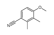 2,3-二甲基-4-甲氧基苯甲腈结构式