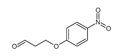 3-(4-nitrophenoxy)propanal Structure