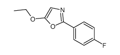 5-Ethoxy-2-(4-fluorophenyl)-1,3-oxazole结构式
