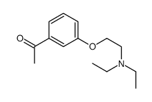 1-{3-[2-(diethylamino)ethoxy]phenyl}ethanone structure