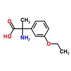 Benzeneacetic acid, alpha-amino-3-ethoxy-alpha-methyl- (9CI)结构式