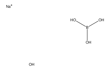 Sodium borate silicate structure