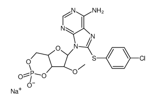 8-(4-氯苯硫基)-2'-O-甲基腺苷3',5'-环一磷酸钠盐图片