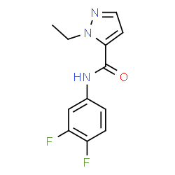 1H-Pyrazole-5-carboxamide,N-(3,4-difluorophenyl)-1-ethyl-(9CI)结构式