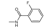 2-氟-N-甲基苯甲酰胺结构式
