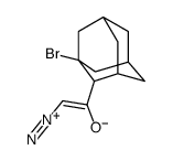 (Z)-1-(1-bromo-2-adamantyl)-2-diazonioethenolate结构式