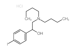 2-(dibutylamino)-1-(4-iodophenyl)ethanol structure