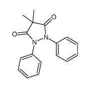 4,4-Dimethyl-1,2-diphenyl-3,5-pyrazolidinedione picture