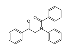 N-phenacyl-N-phenylbenzamide Structure