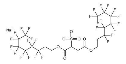 sodium 1,4-bis(3,3,4,4,5,5,6,6,7,7,8,8,8-tridecafluorooctyl) sulphonatosuccinate picture