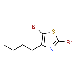 Thiazole, 2,5-dibromo-4-butyl- (9CI) structure