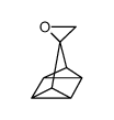 spiro[quadricyclane-7,2'-oxacyclopropane]结构式