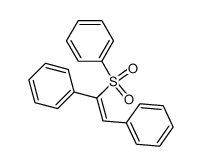 (Z)-1-Phenylsulphonylstilbene结构式