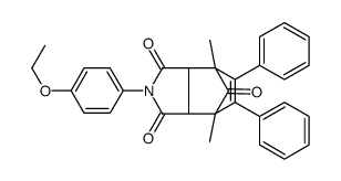 4-(4-ethoxyphenyl)-1,7-dimethyl-8,9-diphenyl-4-azatricyclo[5.2.1.0结构式