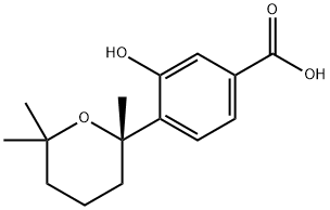 (-)-3-Hydroxy-4-(tetrahydro-2,6,6-trimethyl-2H-pyran-2-yl)benzoic acid picture