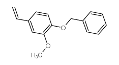 4-苄氧基-3-甲氧基苯乙烯结构式