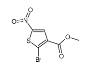 methyl 2-bromo-5-nitrothiophene-3-carboxylate Structure