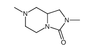 Imidazo[1,5-a]pyrazin-3(2H)-one, hexahydro-2,7-dimethyl- (9CI) picture