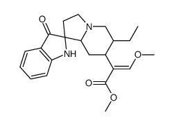 17-methoxy-7-oxo-2,6-cyclo-6,7-seco-coryn-16-ene-16-carboxylic acid methyl ester结构式