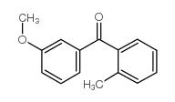 3-METHOXY-2'-METHYLBENZOPHENONE structure