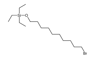 10-bromodecoxy(triethyl)silane结构式