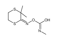 [(E)-(3,3-dimethyl-1,4-dithian-2-ylidene)amino] N-methylcarbamate Structure