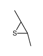 cis-2,3-dimethylthiirane structure